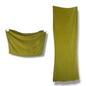 Olive Green Two-Piece Set